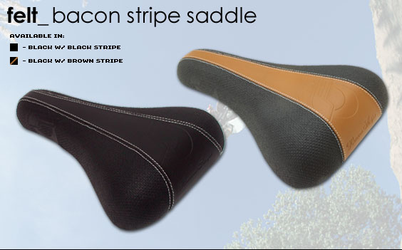 Felt BMX Bacon Stripe Saddle